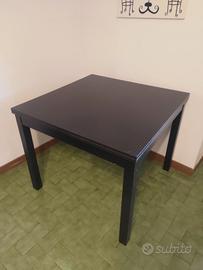 Tavolo allungabile nero ikea bjursta
