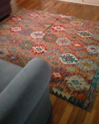 KILIM: tappeto orientale moderno 190x159
