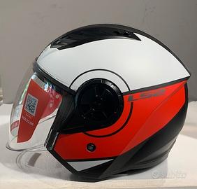 Casco Jet Ls2 OF616 AIRFLOW 2 COVER Red Matt