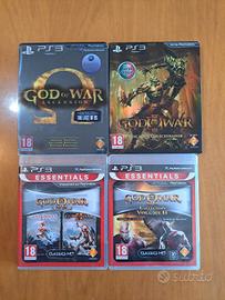 Lotto God of War collezione completa ps3