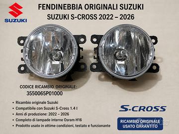 FARI FENDINEBBIA SUZUKI S-CROSS ORIGINALI