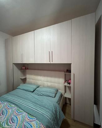 armadio ponte con letto contenitore