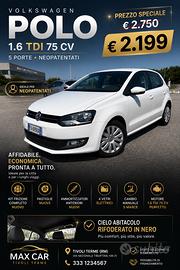 VOLKSWAGEN POLO 1.6 TDI 75 CV • KIT FRIZIONE NUOVO
