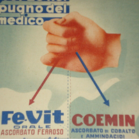 cartolina pubblicità farmaco medicinale anni 40