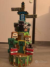 Torta finta minecraft