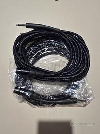 2 cavi xlr jack