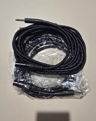 2 cavi xlr jack