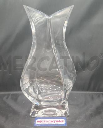 VASO CRISTALLO ANGOLI PIEGATI