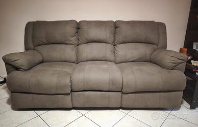 Divano 3 posti con 2 recliner elettrici
