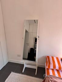 COSTWAY Specchio Portagioielli Autoportante