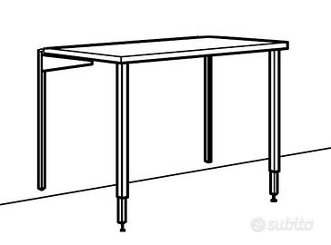Ikea BOAXEL ripiano a muro con gambe