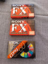 cassette per registrazione sony