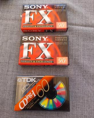 cassette per registrazione sony
