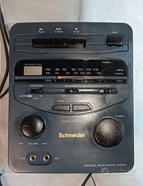 Radio e riproduttore cassette, senza altoparlanti