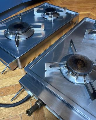 CoppiaPianicotturaRibaltabili  Alpex Inox(4fuochi)