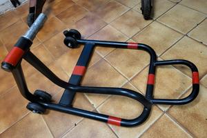 Cavalletto alza moto posteriore monobraccio