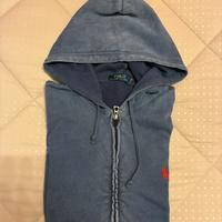Felpa Ralph Lauren blue con cappuccio taglia L