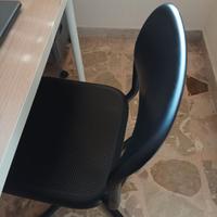 Sedia girevole Nera Ikea