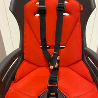 Seggiolino Bici HAMAX BUDDY grigio rosso