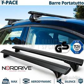 Barre da Tetto per Jaguar F-Pace in Alluminio Nero