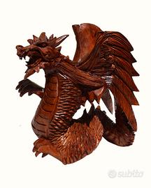 Draghi In Legno Naturale