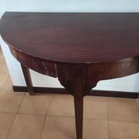 Consolle mobile mezzaluna mezzina