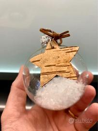 n.6 Palline per albero di Natale in vetro