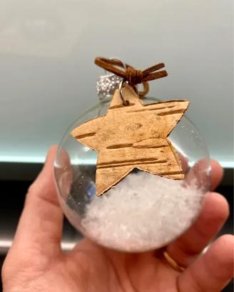 n.6 Palline per albero di Natale in vetro