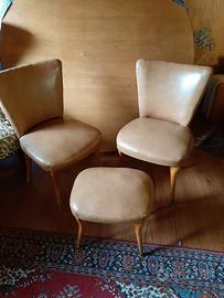 poltroncine similpelle anni 50/60