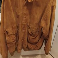 giacca  pelle scamosciata 