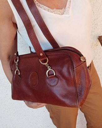 borsa vintage anni 80 vera pelle 