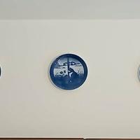 serie di nove piatti di Natale Royal Copenaghen 