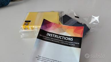 cartucce nero e giallo per Epson XP205