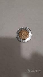 Moneta 500 lire 1992 rara
