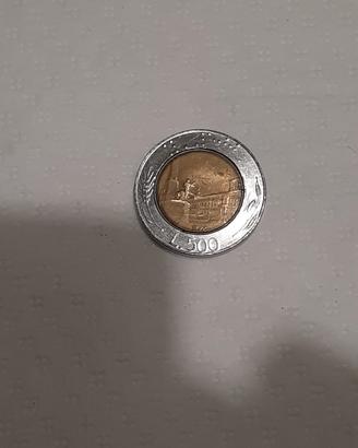 Moneta 500 lire 1992 rara