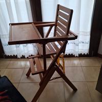 Seggiolone Foppapedretti in legno alta qualità