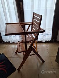 Seggiolone Foppapedretti in legno alta qualità