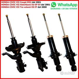 4 Ammortizzatori HONDA CIVIC VII Coup EM2
