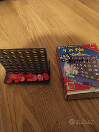 Gioco "4 in fila" da viaggio