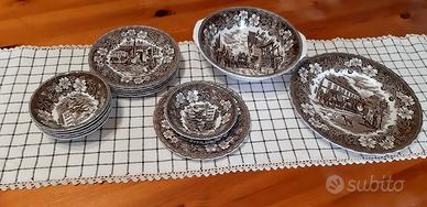 Servizio porcellana Royal Tudor Coaching taverns.