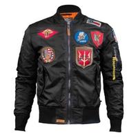 Bomber nero TOP GUN goose taglia s con etichette