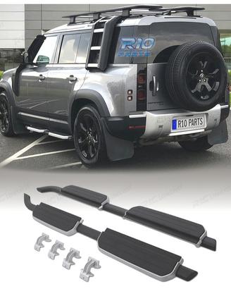 PEDANE LATERALI SOTTOPORTA LAND ROVER DEFENDER 110
