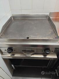 Piastra professionale in ghisa