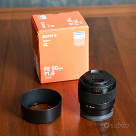 Sony FE 50mm f/1.8–Obiettivo Full Frame per Sony E