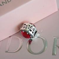 Pandora Disney Charm La Rosa Luminosa di Belle 