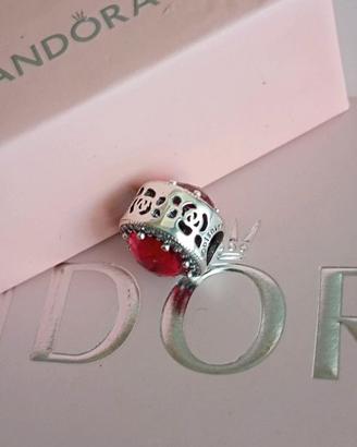 Pandora Disney Charm La Rosa Luminosa di Belle 