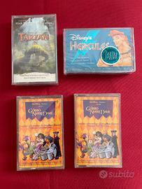 4 MUSICASSETTE DISNEY'S -VINTAGE ANNI '70-NUOVE