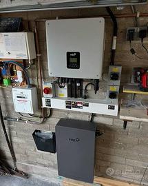 Kit 10kw accumulo fotovoltaico 6kw litio off grid