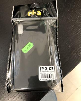 Custodia nera iPhone X o iPhone XS