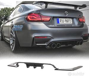 DIFUSORE BMW M3 F80 M4 F82 F83 M PERFORMANCE NERO 